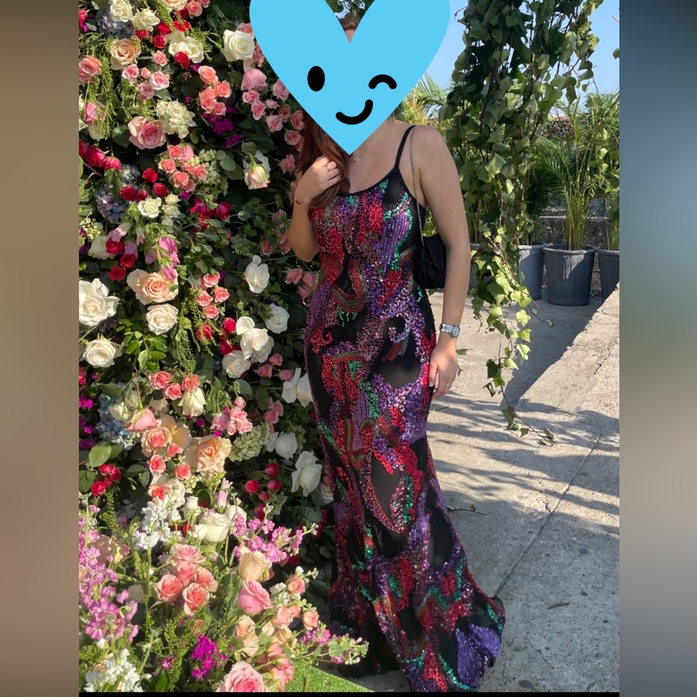 Sequin maxi dress